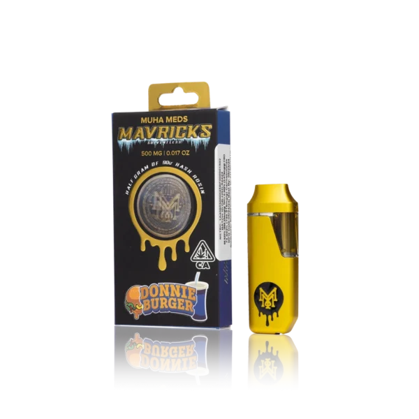 Authentic Muha Meds Mavricks Hash Rosin Disposable