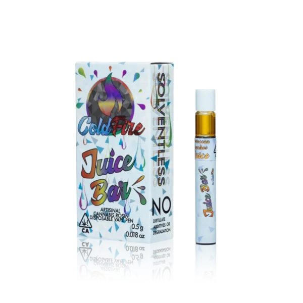 Authentic ColdFire Juice Bar Live Rosin Disposable