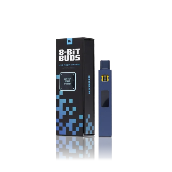 Authentic 8 Bit Buds Live Rosin Infused AIO