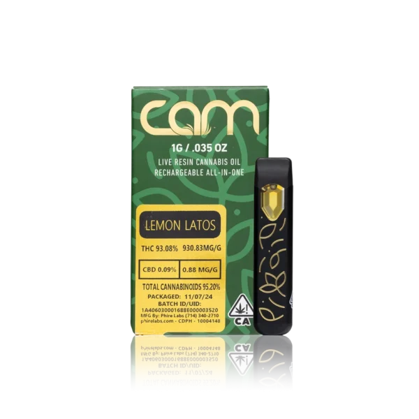 Authentic CAM Live Resin AIO Vape