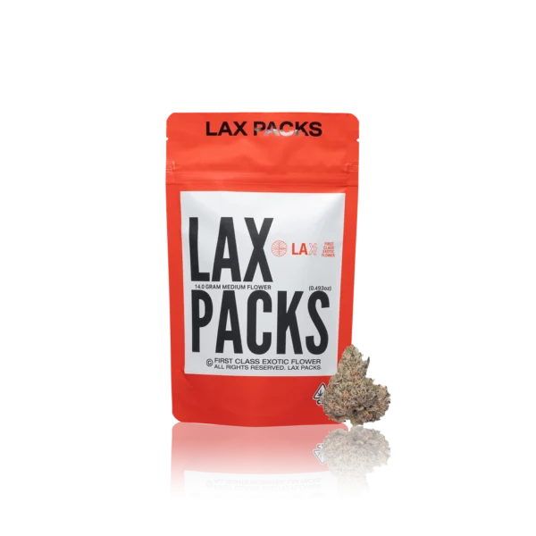 Authentic LAX Packs First Class Exotic Flower 14g