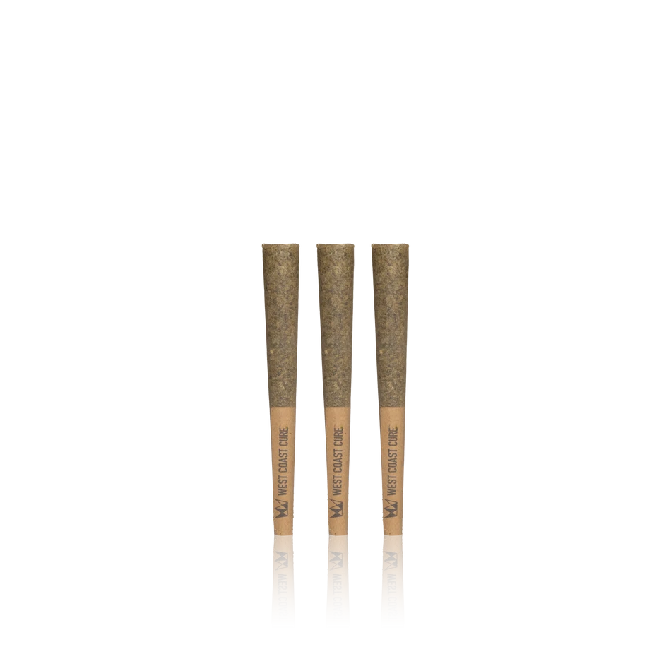 Authentic West Coast Cure West Coast Cure Pre-roll Jeffery Infused Joints 3PK. - Image 2