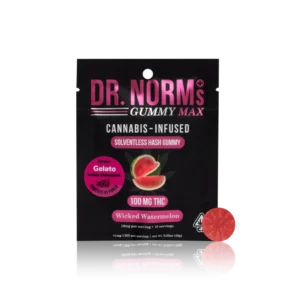 Dr. Norms Edible Max Solventless Hash Gummy