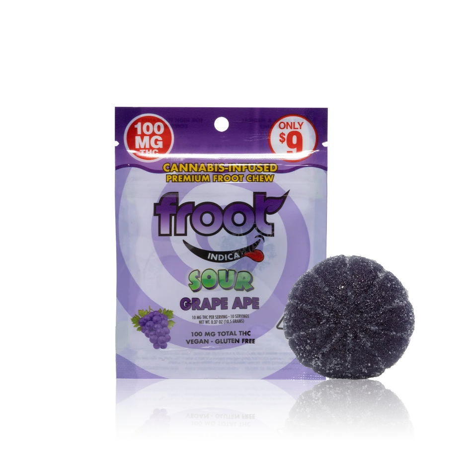 Authentic Froot Froot Cart Sour Froot Single Gummy - Image 2