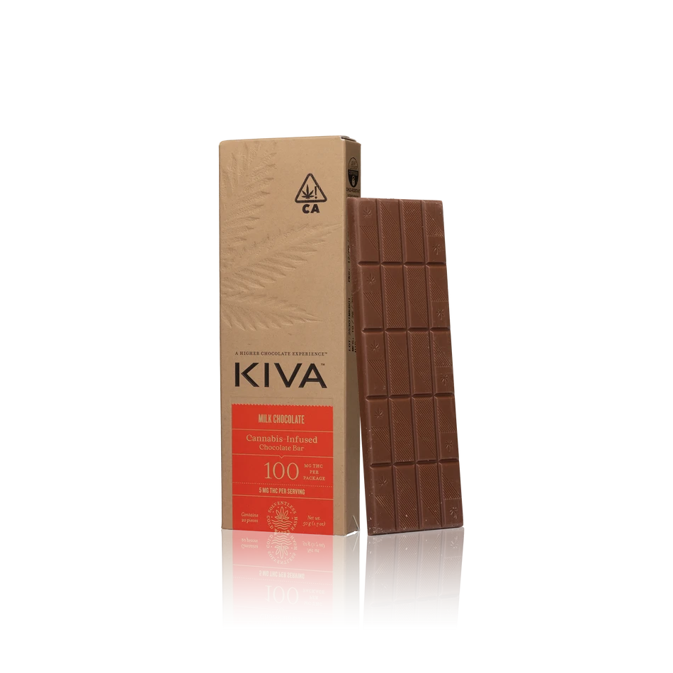 Authentic Kiva Kiva Edible Cannabis Infused Chocolate Bar