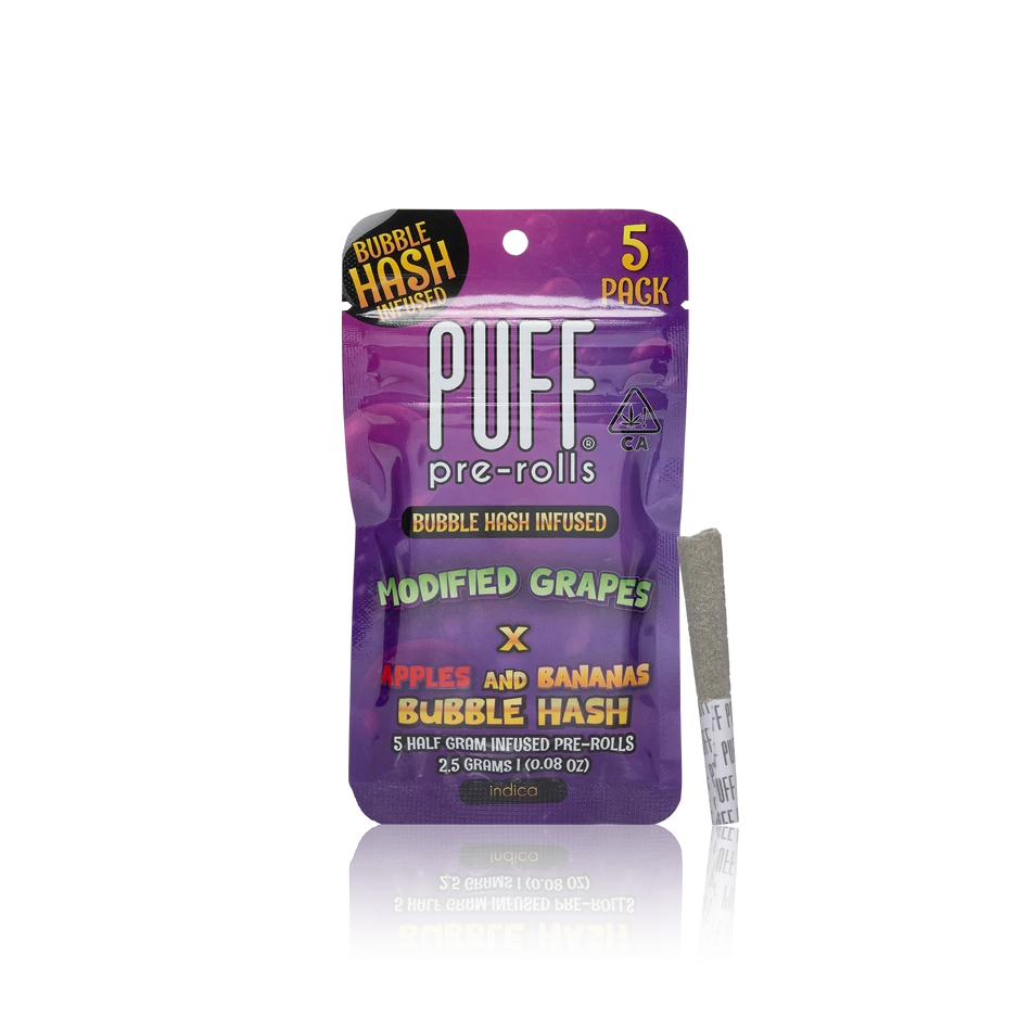 Authentic Puff Puff Pre-roll Bubble Hash Infused Pre-Rolls - Image 2