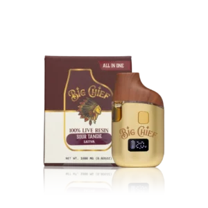 Authentic Big Chief Disposable Live Resin All In One