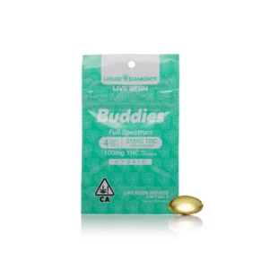 Authentic Buddies Edible Liquid Diamonds Soft Gel 25mg (4pc)