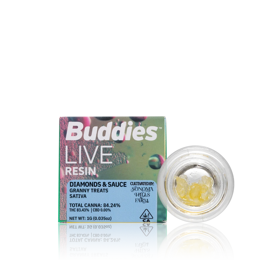 Authentic Buddies Cart Live Resin Diamond Sauce