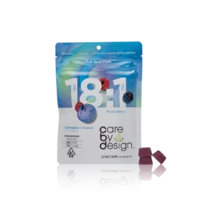 Authentic Care By Design Edible Cannabis Infused Fruit Chews