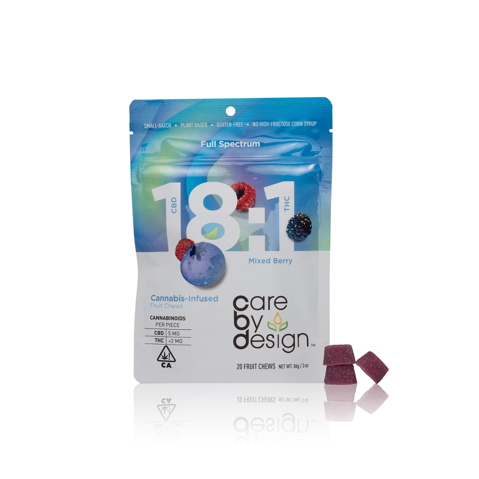 Authentic Care By Design Edible Cannabis Infused Fruit Chews