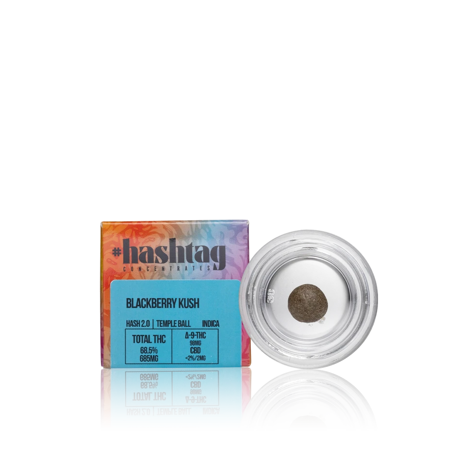 Authentic HashTag Concentrate Temple Ball Full Melt Hash 2.0
