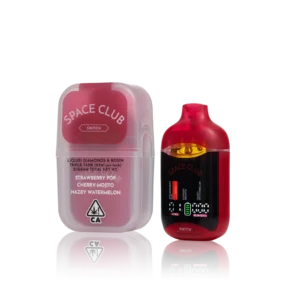 Authentic Space Club Disposable Liquid Diamonds + Rosin Triple Tank