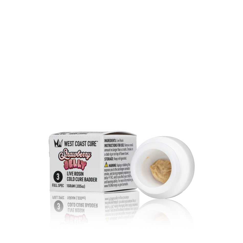 Authentic West Coast Cure Concentrate Cold Cure Badder Tier 3
