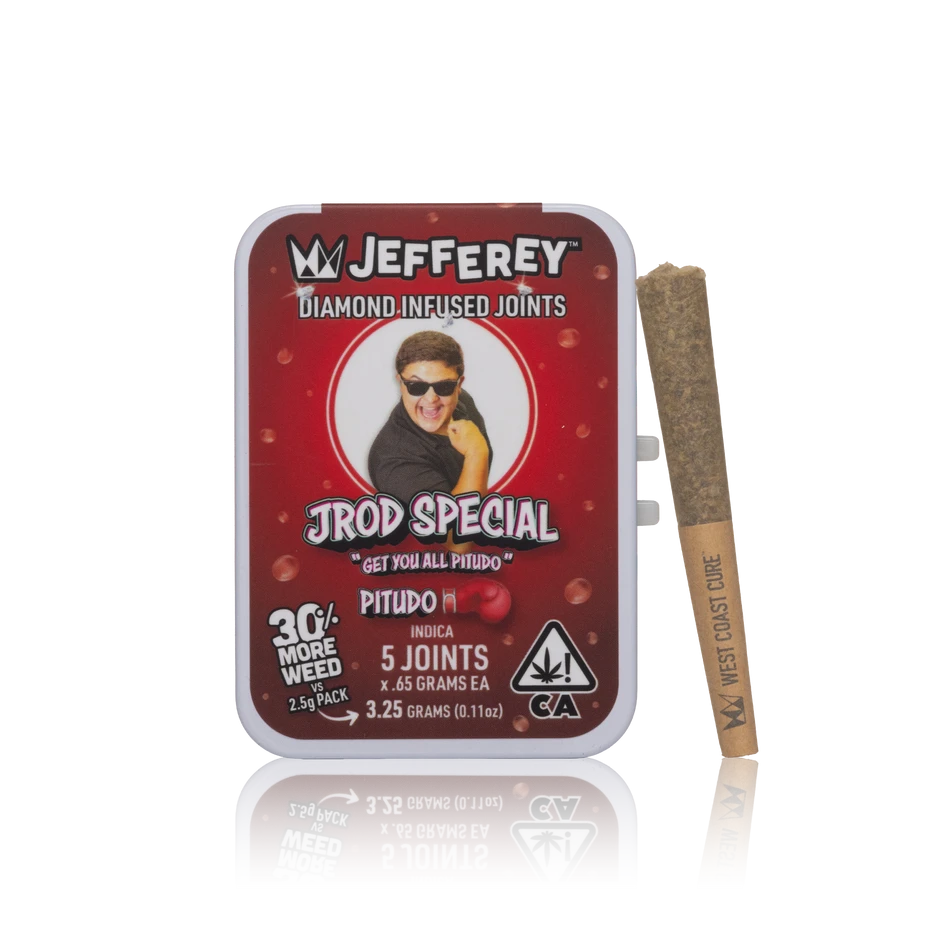 Authentic West Coast Cure Jefferey Diamond Infused 5PK